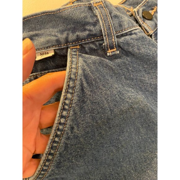 Carhartt FR Mens Flame-Resistant Relaxed-Fit Denim Jeans 35x32 100% Cotton - Picture 7 of 12